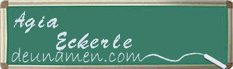 Agia Eckerle Visitenkarte
